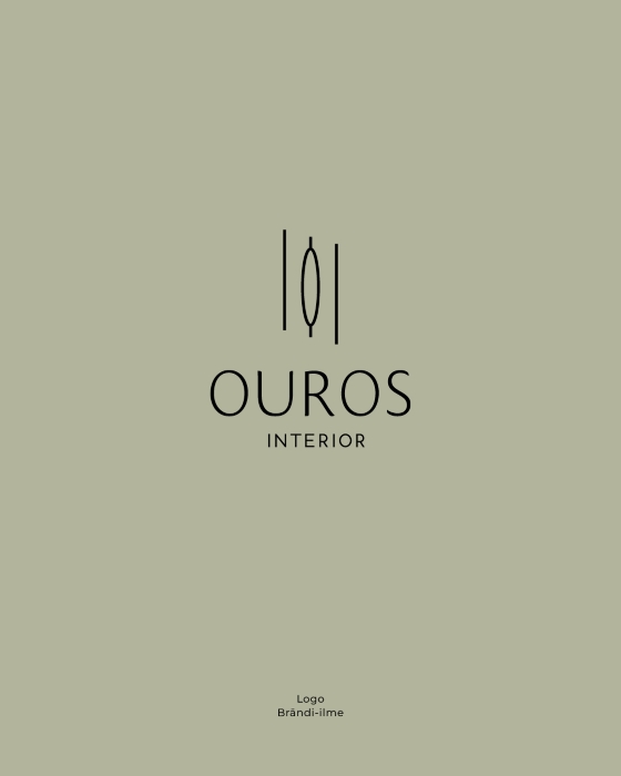 Ouros Interior minimalistinen logo